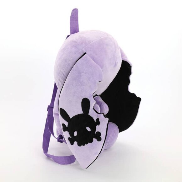 SPOOKYVILLE CRITTERS - Naughty Bunny Purple Plush Backpack - Picture 3 of 4